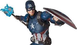 Mafex No. 130 Captaine Amerique Avengers Endgame Marvel Medicom Jeu Action Figure