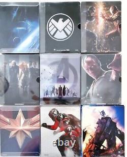 Marvel Avengers Blu-ray Lot, Steelbook Et 4k Antman Wasp Fin De Jeu Infinity