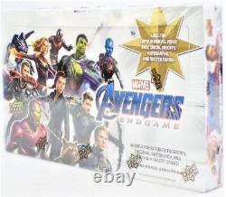 Marvel Avengers Endgame Captain Marvel Hobby Box (Upper Deck 2020) = Boîte de passe-temps Captain Marvel Marvel Avengers Endgame (Upper Deck 2020)