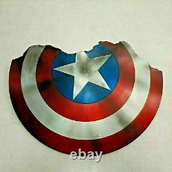 Marvel Légendes Captain America 75ème Anniversaire Avengers Endommagés Bouclier De Jeu Final