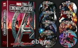 Marvel Universe 23 Film Avengers Endgame Collection Blu-ray DVD Phase 1 2 3 Nouveau
