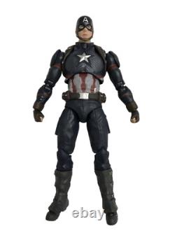 Médicom Toy Mafex No. 130 Captaine Amerique Avengers Endgame Marvel Figure Utilisée