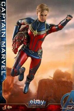Movie Masterpiece Avengers Fin Jeu Capitaine Marvel Figure Bleu 29cm