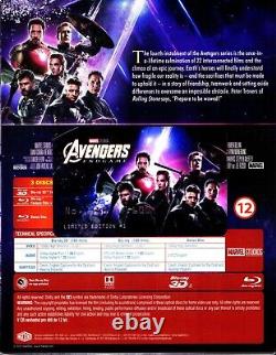 New Avengers Endgame 3d XL Full Slip Steelbook Blu-ray 2019 Filmarena Fac #151
