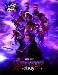 New Avengers Endgame 3d XL Lenticulaire Steelbook Blu-ray 2019 Filmarena Fac #151