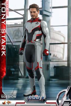 Nouveau En Boîte! Jouets Chauds Avengers Endgame Tony Stark Team Costume Sixième Échelle Figure