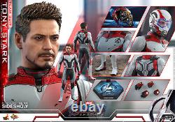Nouveau En Boîte! Jouets Chauds Avengers Endgame Tony Stark Team Costume Sixième Échelle Figure