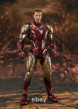 Official S. H. Figuarts Marvel Avengers Endgame Iron Man Mark 85 Final Battle Nouveau