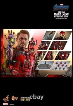 Prêt Nouveaux Jouets Chauds Avengers Endgame Ironman Mark LXXXV Bataille Endommagé Mms543d33