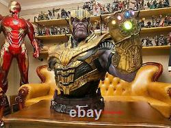 Queen Studios QS 1/1 Avengers Endgame Thanos Bust Painted Statue En Stock