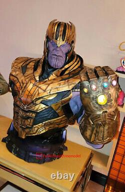 Queen Studios QS 1/1 Avengers Endgame Thanos Bust Painted Statue En Stock