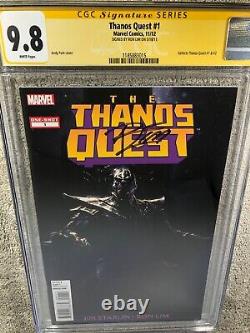 Quête de Thanos 1 CGC 9.8 SS Ron Lim Auto Avengers Endgame Movie 11/12