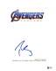 Robert Downey Jr Signé Avengers Endgame Full Script Autograph Beckett Coa