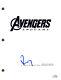Robert Downey Jr. A Signé L'autographe Du Script Du Film Avengers Endgame Acoa