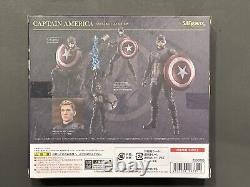 S. H. Figuarts Avengers Endgame Captain America Édition de la Bataille Finale NOUVEAU