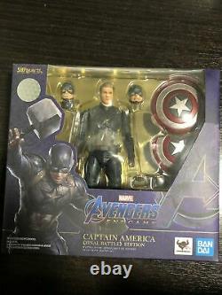 S. H. Figuarts Avengers Endgame Captain America (final Battle) Edition