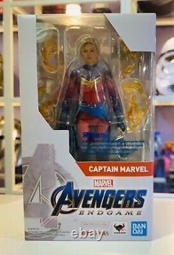 S. H. Figuarts Marvel Capitaine Marvel (avengers Endgame Movie) Action Figure Bandai