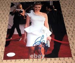 Scarlett Johansson a signé une photo autographiée 8x10 Avengers End Game Jsa Loa