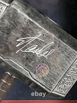 Stan Lee Avengers Thor Endgame Autographié Signé Ragnarok Battle Hammer
