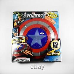 Stan Lee Captain America Avengers Endgame Auto Signé Blast Shield Psa/adn Coa