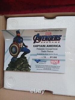 Statue Figure Diamond Marvel Premier Limited Captain America Avenger Endgame