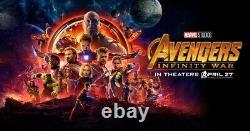 Studios Marvel Avengers Endgame Infinity War Nouveau XL Éclairage Film Casquette Équipe Cast