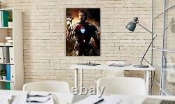 Super Hero Iron Man Avengers Fin Jeu Toile Décor Art Imprimer La Peinture De Salle
