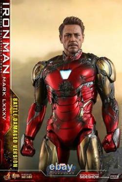 Tony Stark Avengers Endgame Film 1/6 30 CM (lxxxv Battle Endommagé) Hot Toys