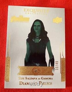 Zoe Saldana 2020 Upper Deck Avengers Endgame & Captain Marvel Film 10/49 Rare